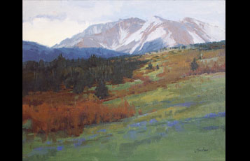 "Pikes Peak from the N.E."
